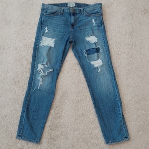 💥Current Elliott The Stilletto distressed jeans 3